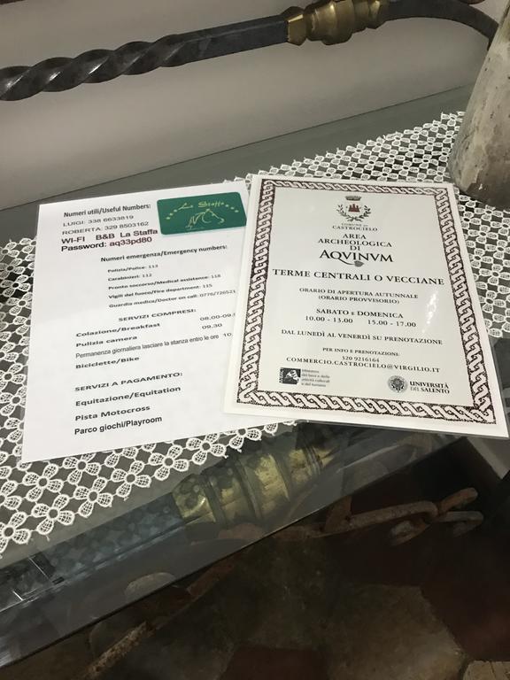 B&B La Staffa Aquino 외부 사진